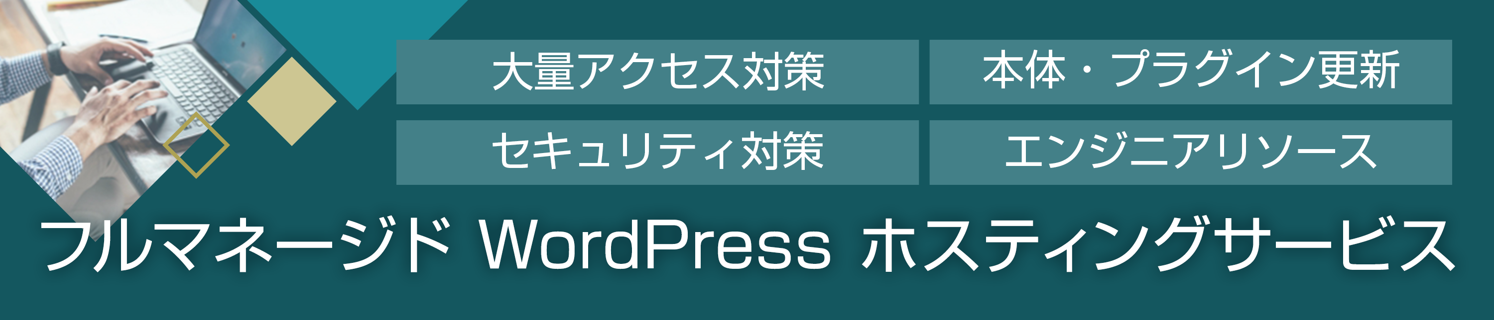 フルマネージド WordPress ホスティングサービス